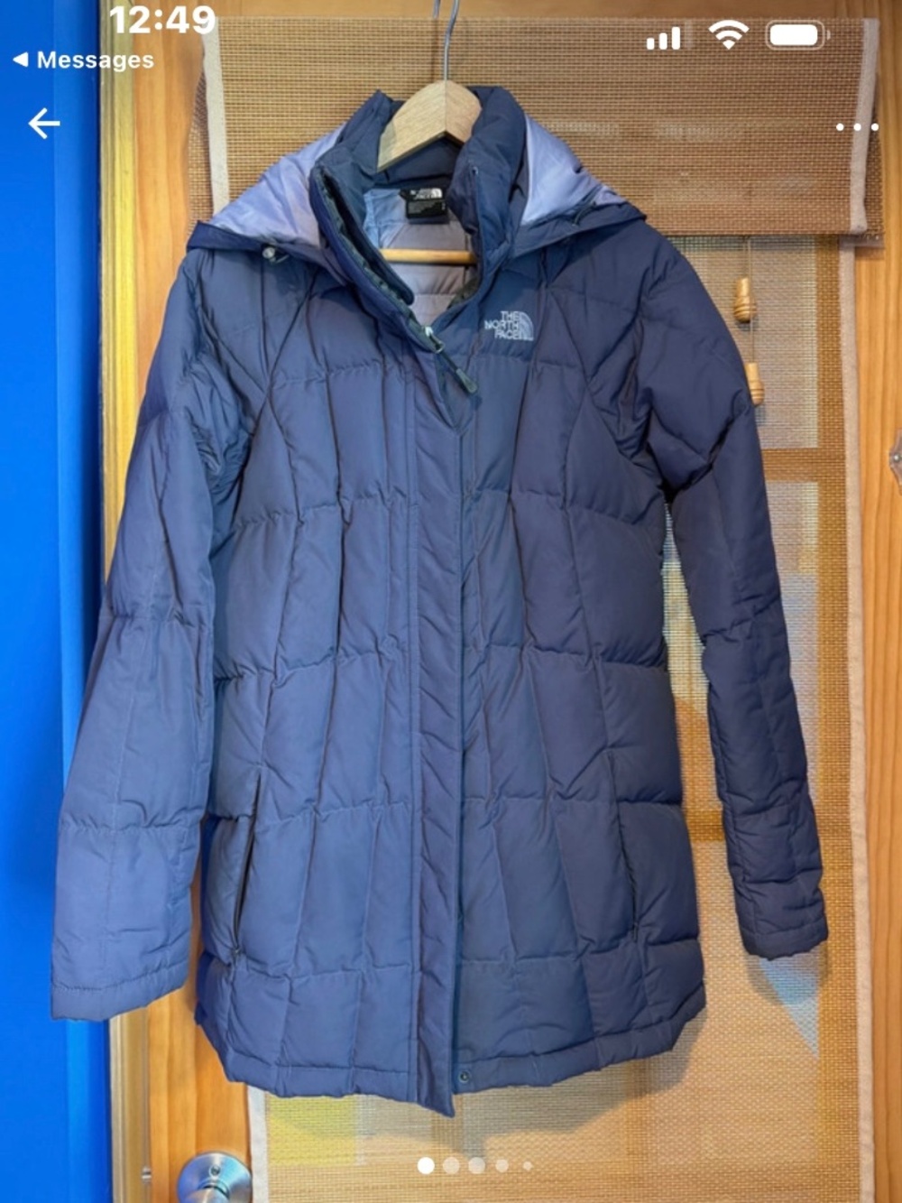 North Face long down coat